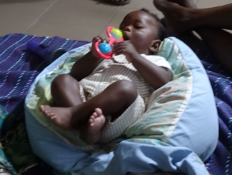 Utilisation coussin enroulement Congo (Brazzaville) avec AMD (aide médicale et développement)